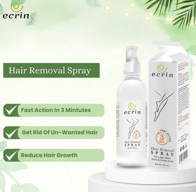 Ecrin Hair Removal Spray (easy to use, result in 3 minutes)